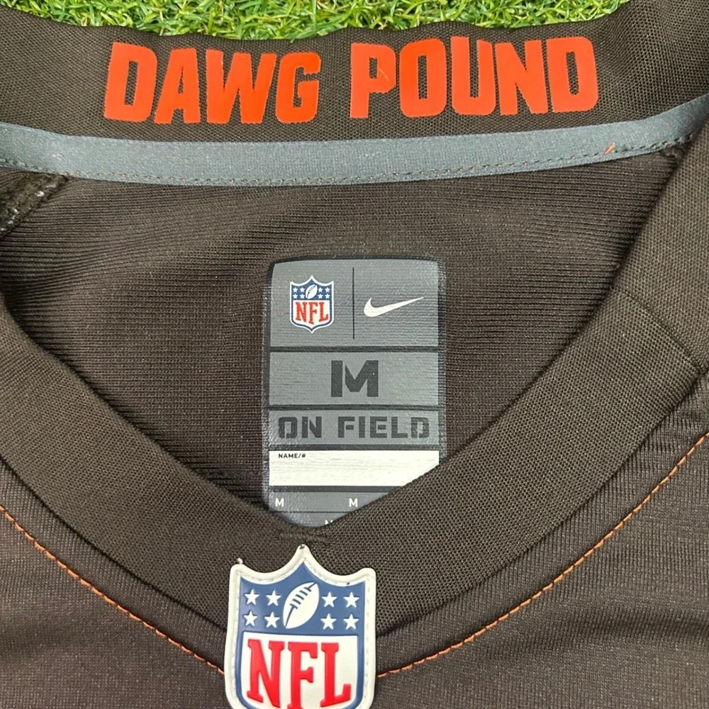 Nike Cleveland Browns Baker Mayfield 6 Jersey Mens Medium Brown NFL Football